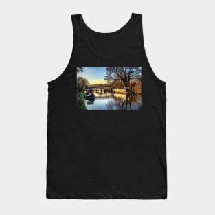 Moored At Monkey Bridge Newbury Tank Top